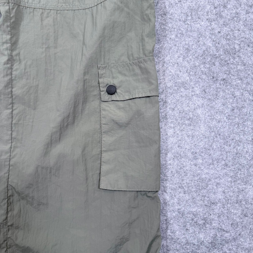 Aaron & Amber Womens Olive Green Cargo Jogger Pants Size Sm Utility Parachute - Picture 10 of 10